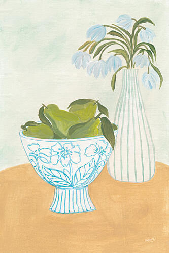 Blossoms and Porcelain II Art Print by Nikita Jariwala