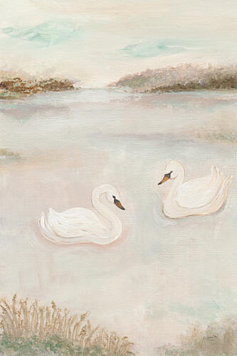 Swan Reverie I Impressionniste reproduction
