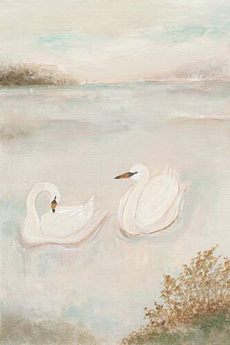 Swan Reverie Ll Art Print