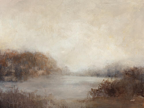 Foggy Inlet Toile murale reproduction