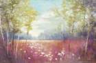 Purple Field Crop Art Print