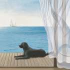 Blue Breeze III Art Print