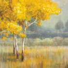 Yellow Landscape Crop Art Print