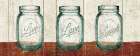 Flea Market Mason Jars Panel II Table