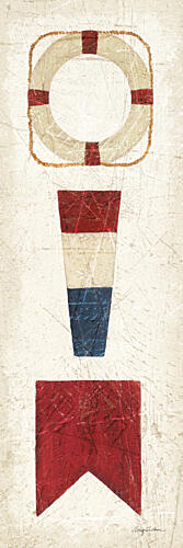 Nautical Symbols Panel I Art Print