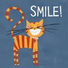 Happy Cats Smile Art Print