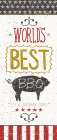 Southern Pride Best BBQ Panel Art Print