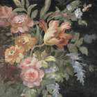 Seaside Garden II Black Art Print