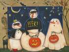 Seasonal Snowman X Art Deco Print