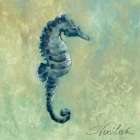 Indigo Sea Life I Art Print
