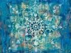 Mandala in Blue I Art Print