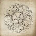 Rosette VI Neutral Art Print