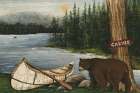 Northwoods Bear Crop v2 Art Print