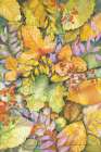 Autumn Leaves Art Deco Print
