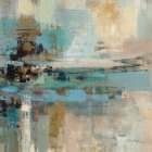 Morning Fjord Square II Art Print