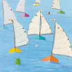 Regatta V Art Print