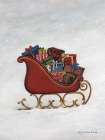 Deck The Halls Sleigh Art Print