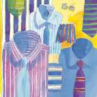 Shirts and Ties Art Print