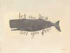 Whale Words II Art Print