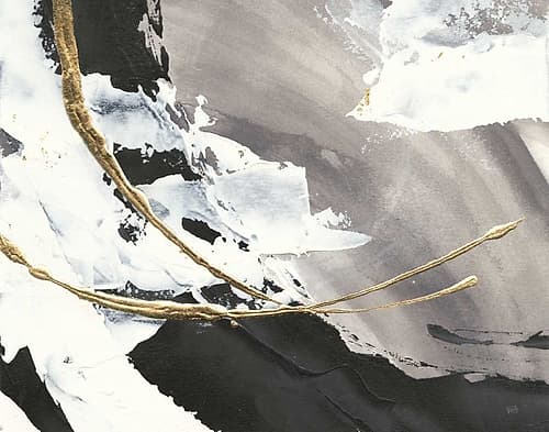Gilded Arcs I Crop Art Print