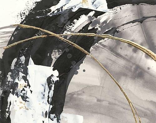 Gilded Arcs II Crop Art Print