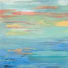 Sunset Beach I Bright Art Print