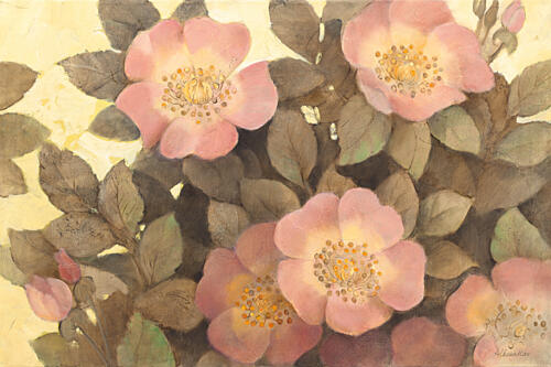 Wall of Flowers Art Print