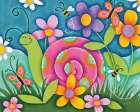 Snail in the Garden Art Print