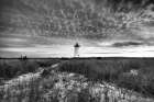 Lighthouse on Coast Art Print