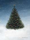 Deck The Halls Tree Art Print