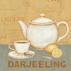 Darjeeling Tea Teal Kitchen Print