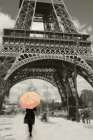 Paris in the Rain II Art Print