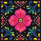 Floral Fiesta Tile IX