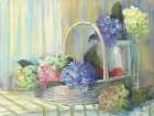 Hydrangea Basket Art Print