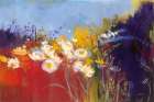 Contemporary Meadow Red Art Print