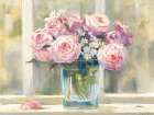 Pale Pink Roses Art Print