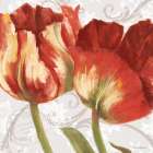Spring Tulips Red I Art Print