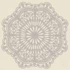 Contemporary Lace Neutral I Art Print