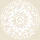 Contemporary Lace Neutral II Art Print