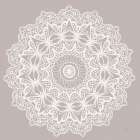 Contemporary Lace Neutral VI Art Print