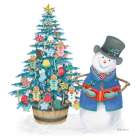 Main Street Christmas IX Art Print
