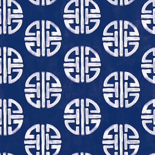 Everyday Chinoiserie Pattern IIA Art Print
