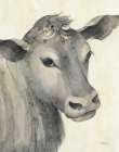 Moo Brown Crop Art Print