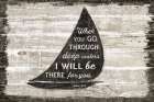 Driftwood Coast Scripture I Art Print