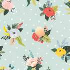 Wild Garden Pattern VD Art Print