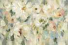 Expressive Pale Floral Art Print