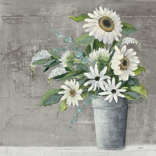 Late Summer Bouquet II Rustic Art Print