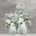 Late Summer Bouquet III Greige Art Print