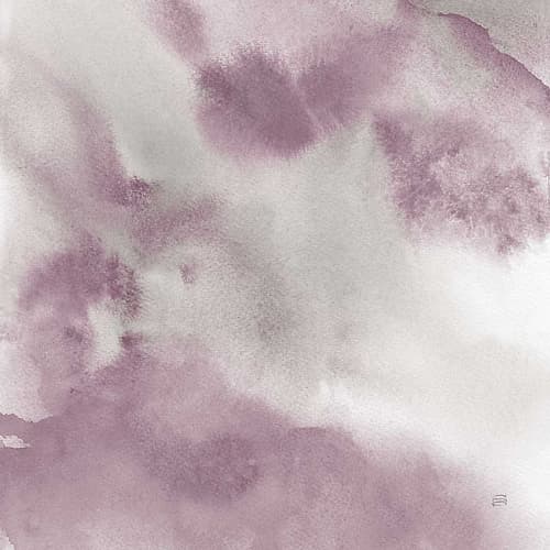 Mauve Indigo Flow II Art Print
