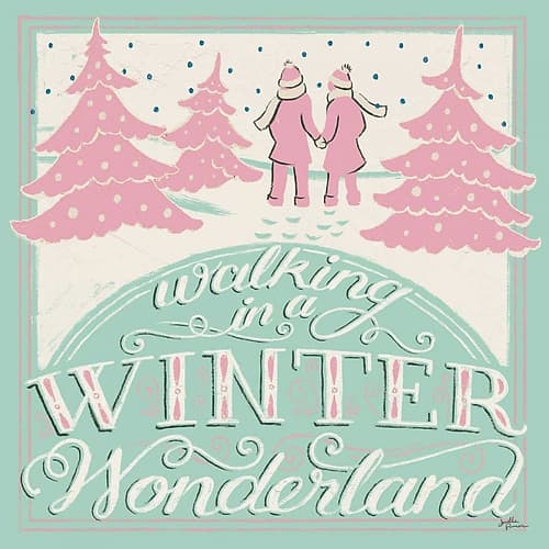 Merry Little Christmas III Vintage Art Print